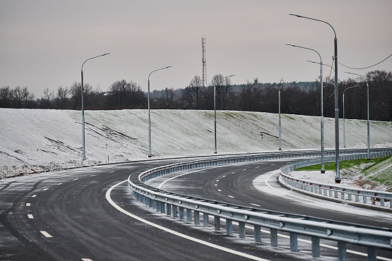 Concreting of the last section of the Malye Vyazemy Bypass down the Central Ring Road completed