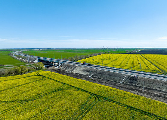 За первый год по трассе А-289 автомобилисты проехали более полумиллиарда километров