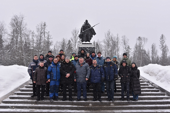 В преддверии празднования Дня защитника Отечества почтили память воинов-дорожников
